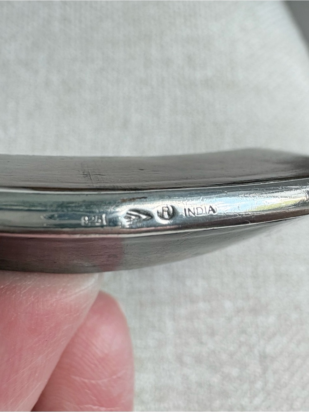 Silpada Wavy Rosewood Sterling SIlver Bangle Bracelet, B1622 - Picture 5 of 7